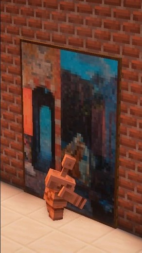 PAINTER GOLEM BUILD FOR YOUR MINECRAFT WORLD | #minecraft #subscribe #viral #shorts | Weizy