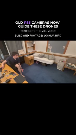 Old PS3 cameras turned into drone motion capture