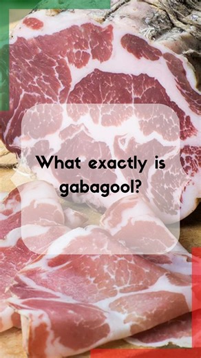 Gabagool? Over here! 😅 🤌🏻 “Gabagool” is the Italian-American pronunciation of capocollo, a traditional Italian cured meat. In Italian, it’s pronounced ca-po-COL-lo (capocollo). “Gabagool” comes from Southern Italian dialects, especially Neapolitan, where: ✅ the C sound softens into a G ✅ the P sound almost disappears and turns into a B ✅ the ending gets shortened Capocollo → “gabagool” In Italy, capocollo is made from the neck and shoulder of the pig, then seasoned, cured, and sliced thin | s