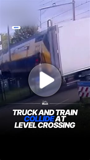 129K views · 315 reactions | The train company released the footage to raise awareness about the dangers of level crossings | Daily Mail Video | Facebook