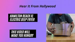 Watch Hear It From Hollywood Hamilton Beach XL Electric Deep Fryer on Amazon Live