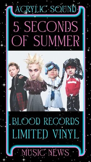 5 SECONDS OF SUMMER LIMITED EDITION EVERYONE’S A STAR BLOOD RECORDS VINYL