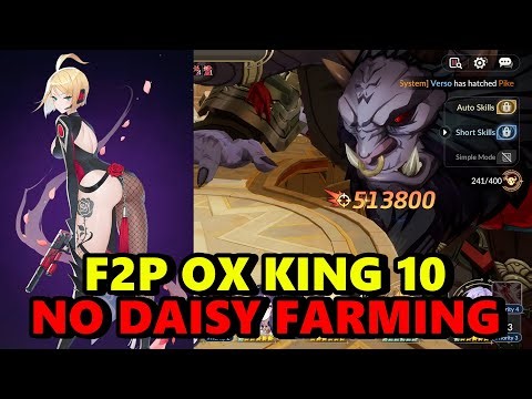 Ox King 10 Easy Farm – F2P Auto Battle Without Daisy!