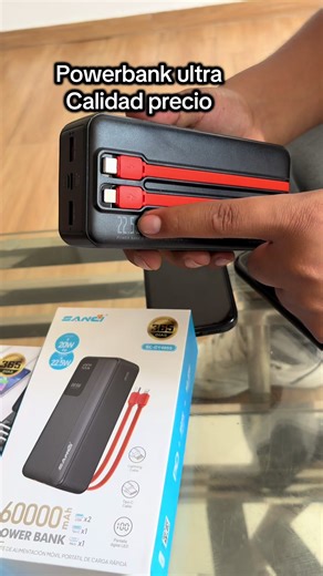 ⚡🔋 ¡POTENCIA QUE IMPRESIONA! 60,000 mAh EN TUS MANOS 🔋⚡ ¿Tu batería no aguanta tu ritmo? 😤 Con el Power Bank Ultra 60,000 mAh tienes energía de sobra para seguir sin interrupciones. 💥 Súper capacidad Carga tu celular varias veces sin preocuparte por buscar enchufe. 🔌 Múltiples puertos Carga varios dispositivos al mismo tiempo. ⚡ Carga rápida Menos espera, más acción. 🛡️ Sistema de protección inteligente 🎒 Ideal para viajes, trabajo, estudios y emergencias Es la solución perfecta para quie