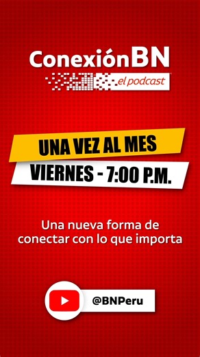 #HOY Marco Loret de Mola 🌟 en Conexión BN: El Podcast 🎙️. Nos comparte consejos financieros 💡📊 para fortalecer tus finanzas 💰 y tomar mejores decisiones para tu vida 🌱. No te lo pierdas 👀. Viernes 26 de diciembre 🗓️ a las 7:00 p.m. ⏰. Aquí: https://youtu.be/PBldmQBrcns | Banco de la Nación