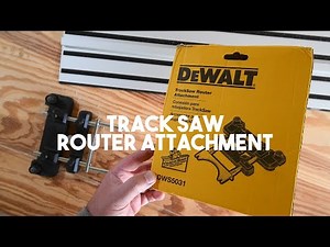 Dewalt DWS5031 tracksaw router attachment
