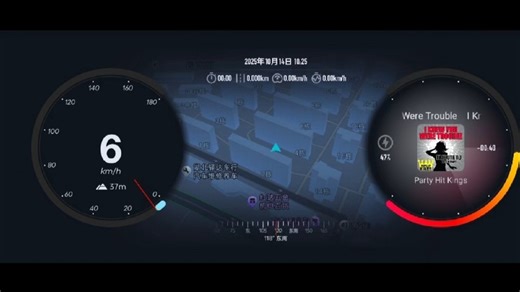 免费的高级感GPS车机仪表软件