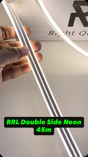 7.1K views · 599 reactions | Highest Quality 45m Double side neon from RRL RRL Double Side Neon strip❤️‍ . . . . . . . . . . . . #neon #neonlights #neonsign #neonstrip #neonlight #neonlighting #ledlightings #chaser #kerala #ledlights #hindi #ledchaser #india #led #electronics #lights #electronics #advertisingboard #kochi #kozhikode #latest #trending #new #latest #offer | Radiare Lightings | Facebook