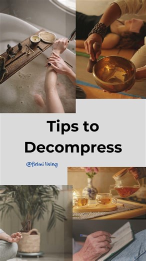 5 Tips to Decompress After a Stressful Day 👇