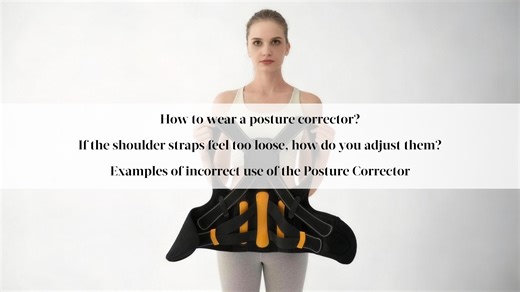 Watch How to wear posture corrector and adjust the shoulder straps on Amazon Live