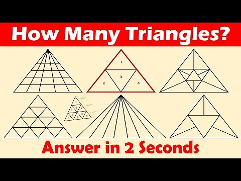 Counting Number of Triangles | Mental Ability | Best Tricks for Mathematical Reasoning | Public Exam