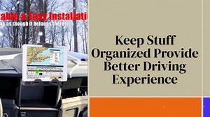 Goldfire UTV Tablet Stand for Polaris General 1000 GPS Phone Holder Electronic Device Mount with Storage Box Organizer Compatible with Polaris General 1000/4 1000 2016-2023 2024 Accessories