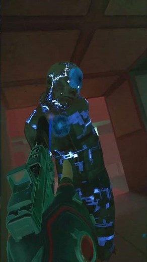 The Perfect VR Pistol complete with blue dot and Blue laser #bonelabmods ##Shorts #VRGaming