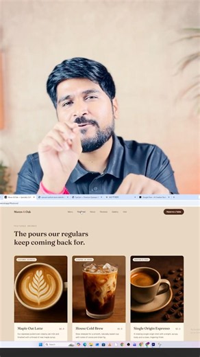 AI Ne 2 Min मध्ये Website बनवली
