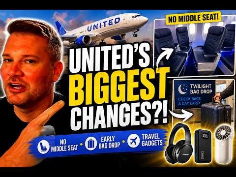 Did United Just Changed Flying Forever? (No Middle Seat, Early Bag Drop & More)