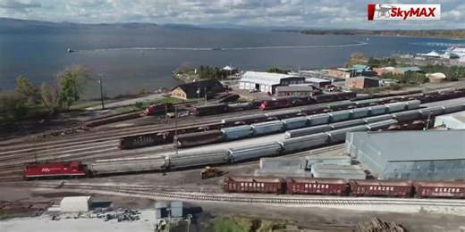 Vermont from Above -- Trains and Railroads