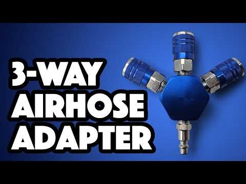 3 Way AirHose Adapter-Connector Splitter for Compressor