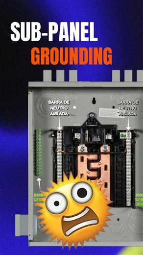 SUB PANEL GROUNDING-BONDING #panelwiring #bonding #grounding #electricidad