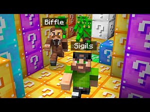 SURVIVING a DANGEROUS Lucky Block Maze in Minecraft