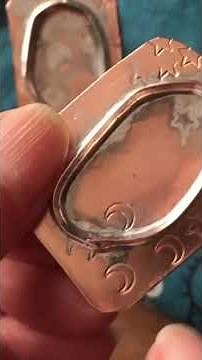 Soldering copper with soft solder to make a basil cup for jewelry