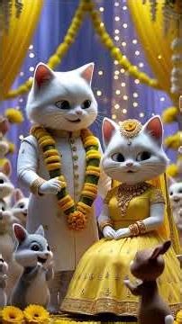 Kitty's Wedding | Cat Bride | Cat Wedding #cat #animation #funny