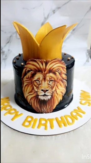 how to make lion cake at home #lioncake #kingcake #lionkingcake