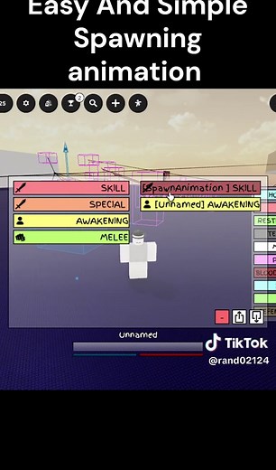 Simple Custom Spawn animation tutorial JJS #jujutsushenanigans #skillbuilding #roblox