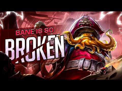 Bane Unlimited Heal + 1 Hit Combo is Crazy – Mid Lane Carry Gameplay