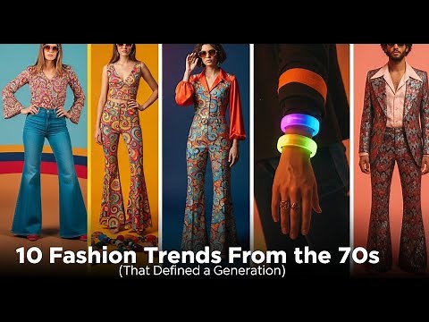 10 Fashion Trends From the 70s That Defined a Generation #70s fashion#retro fashion#usa #childhood