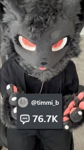 DISCORD USER NEVER LEAVES… #furry #fursuit