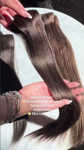 All about our Brunette Shades✨ #luxyhair #clipinhair #hairshades