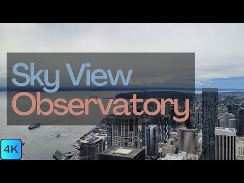 4K Walking Tour: Sky View Observatory - Columbia Center in Seattle, WA