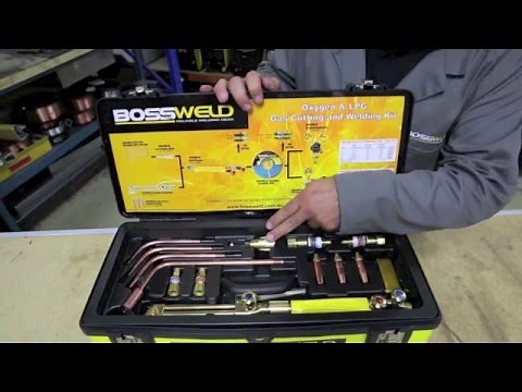 Bossweld OXYGEN/LPG Gas Cutting & Welding Kit