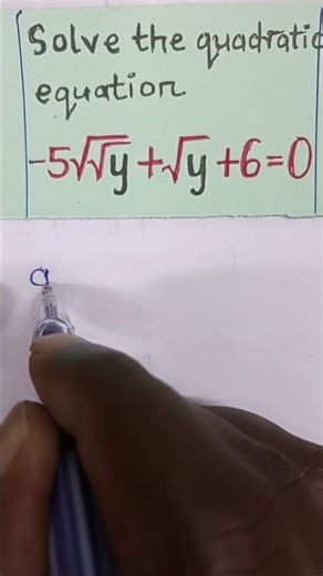 Quadratic Equation with Square Roots.
