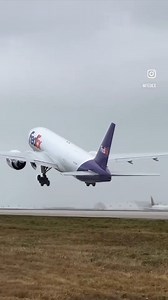 A sight to see from every angle. Ready for takeoff! ✈️ #FedEx | FedEx