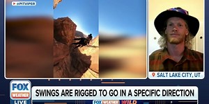 The thrill of Moab rope swinging | Latest Weather Clips | FOX Weather