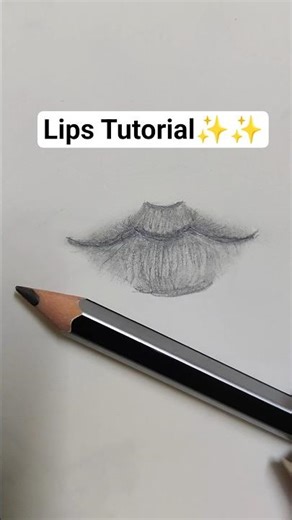 Easy Lips Tutorial✨|| #trending #shortvideo #shorts #youtubeshorts #viral #lips #art #sketch #easy