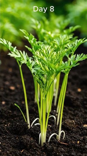 Carrot Timelapse: 1-27 Days Growth | Seed t Carrot Plant Transformation | Watch a carrot grow in 27d