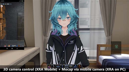 The next update of #XRAnimator will support webcam sharing from your mobile. Use your mobile like a real selfie camera, with the camera feed shared with your PC app for mocap, without relying on 3rd party app to do the PC webcam part like in the past🤳
