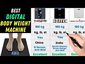 Best Digital Body Weight Machine Brand 2023 ⚡ Body Weight Machine for Home on Amazon India