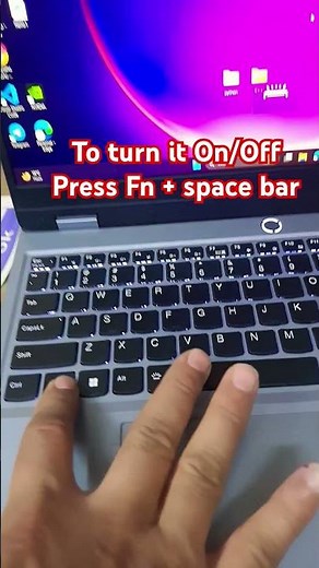 How To turn on your backlit keyboard on Lenovo LOQ laptop