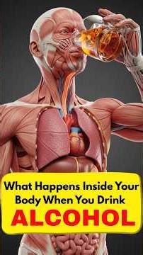 What Happens Inside Your Body When You Drink Alcohol ‪@CalorieCM‬