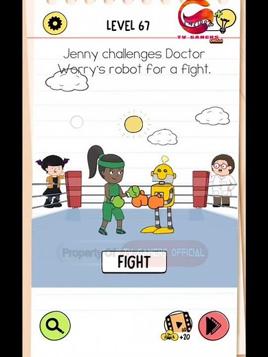 Game Brain Test 4 Level 67 Walkthrough