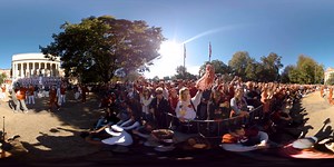 How are we getting ready for the #OrangeBowl? 🍊By throwing it back to the Elephant Stomp from the regular season! 🎺🐘🎷Our 360 video will make you feel like you’re right there ↓👍 #RollTide #CFBPlayoff | The University of Alabama