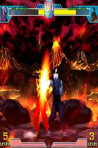 SSF4 Oni Akuma vs Darklfare Akuma #akuma #streetfighter #streetfightermugen #mugen