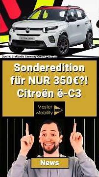 PRICE SURPRISE?! The NEW Tonic SPECIAL EDITION brings MORE STYLE & TECH! Citroën ë-C3 (2026)