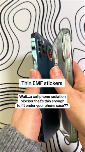 EMF blocker stickers that are ultra-thin and lightweight, designed to sit flush on phones, laptops, and other everyday devices without adding bulk. Sleek gold and silver finishes blend seamlessly with your tech while offering subtle protection and peace of mind. Includes 6 multi-device stickers for home, work, or travel