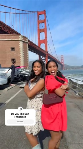 Visiting the Golden Gate Bridge for the first time 😍