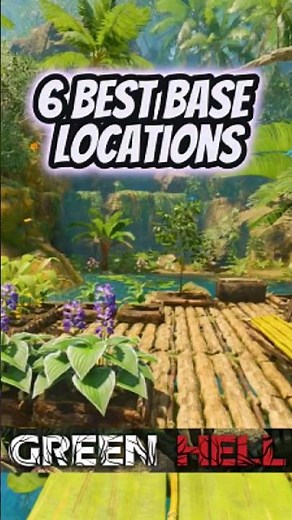 Green Hell Best Base Location - 6x Coordinates in Description #gaming #survival #greenhell