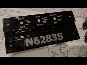 Engraving Lettering on a 3D Aircraft Switch Panel - How I do it.